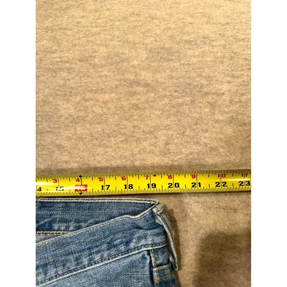 Levis 501 Original Fit Jeans Mens 38x30 Blue Denim Cotton High Rise Straight Leg